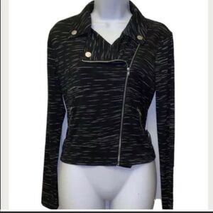 NWT Candie’s Knit Jacket Zip Lightweight $54 New